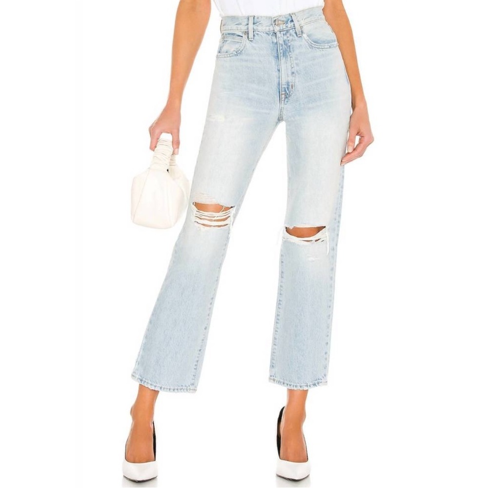 SLVRLAKE London High Rise Straight Jean